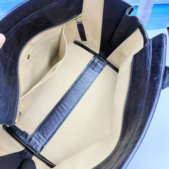 Chloé Alison East-West Tote – Pony Hair & Black Leather – Cream/Black - Picture 13 of 13